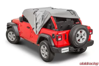 MasterTop Gray Denim Cab Cover All Top/Top Hardware Removed Jeep Wrangler JL 2 Door 2018+ - 11110609
