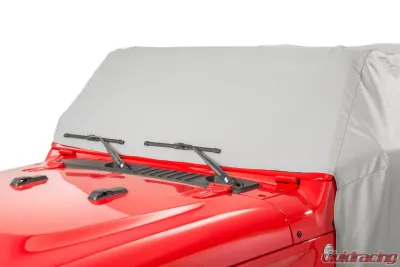 MasterTop Gray Denim Cab Cover All Top/Top Hardware Removed Jeep Wrangler JL 2 Door 2018+ - 11110609