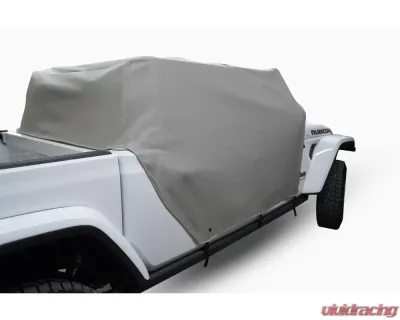 MasterTop Gray Denim Cab Cover All Hardware Removed Jeep Gladiator 4 Door 2019+ - 11110709