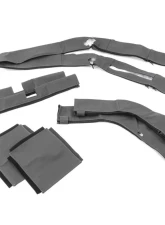MasterTop Jeep TJ Sport Bar Covers For 1997-2002 Jeep Wrangler TJ Black Denim                                     - 12204215 - Image 3