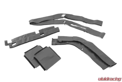 MasterTop Jeep TJ Sport Bar Covers For 1997-2002 Jeep Wrangler TJ Black Denim - 12204215