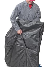MasterTop Black Hard Door Storage Bags Pair Jeep CJ | Wrangler 1976-2018                                     - 13110001 - Image 3