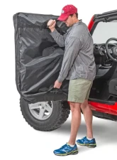 MasterTop Jeep Hard Door Storage Bags For 1976-2020 Jeep CJ, JK, JL Wrangler MasterTwill Pair                                     - 13110024 - Image 2