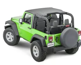 MasterTop Black Diamond Bimini Top Jeep Wrangler JK 2 Door 2007-2018