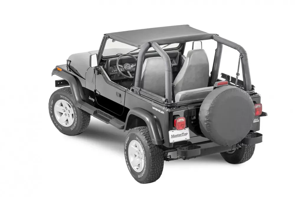 MasterTop Black Diamond Bimini Top Jeep Wrangler YJ 1987-1995 - 14103135