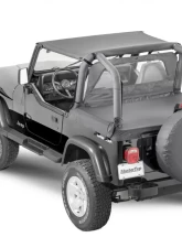 MasterTop Black Diamond Bimini Top Jeep Wrangler YJ 1987-1995                                     - 14103135 - Image 3