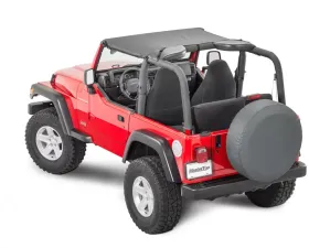 MasterTop Black Diamond Bimini Top Jeep Wrangler TJ & TJ Unlimited 1997-2006