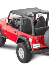 MasterTop Black Diamond Bimini Top Jeep Wrangler TJ & TJ Unlimited 1997-2006                                     - 14104235 - Image 3