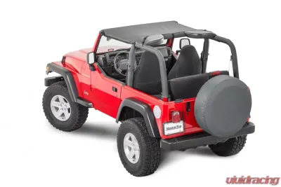 MasterTop Black Diamond Bimini Top Jeep Wrangler TJ & TJ Unlimited 1997-2006 - 14104235