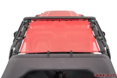 MasterTop Jeep TJ Mesh Bimini Top ShadeMaker For 1997-2006 Wrangler TJ Red - 14200202
