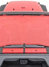 MasterTop Jeep JK Mesh Bimini Top ShadeMaker For 2007-2018 Wrangler JK 2 Door Red                                     - 14200302 - Image 2
