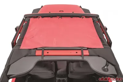 MasterTop Jeep JK ShadeMaker Freedom Mesh Bimini Top For 2007-2018 Wrangler JK 2 Door Black - 14201301