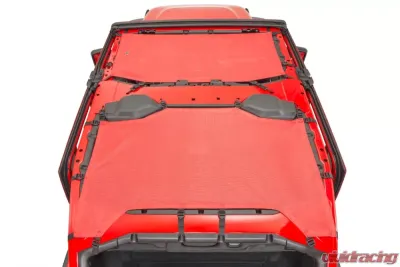 MasterTop Jeep JL ShadeMaker Freedom Mesh Bimini Top Plus For 18-Current Wrangler JL 4 Door Black - 14201601