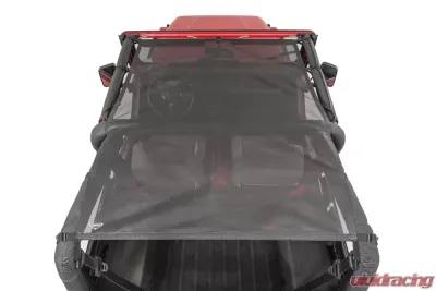 MasterTop Jeep TJ/YJ Mesh Bimini Top ShadeMaker Plus For 1992-2006 Wrangler TJ/YJ Black - 14220201