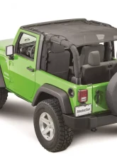 MasterTop Jeep JK ShadeMaker Freedom Mesh Bimini Top Plus For 2007-2018 Wrangler JK 2 Door Black                                     - 14221301 - Image 5