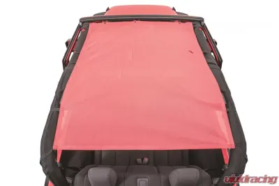 MasterTop Jeep JK ShadeMaker Freedom Mesh Bimini Top Plus For 2007-2018 Wrangler JK 2 Door Black - 14221301
