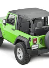 MasterTop Black Diamond Bimini Top Plus Jeep Wrangler JK 2 Door 2007-2018                                     - 14300335 - Image 3