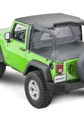 MasterTop Black Diamond Zip Down WindStopper Jeep Wrangler JK 2 Door 2007-2018                                     - 14400335 - Image 4