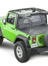 MasterTop Black Diamond Zip Down WindStopper Jeep Wrangler JK 2 Door 2007-2018                                     - 14400335 - Image 5