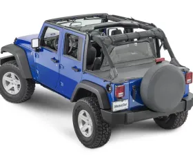 MasterTop Black Diamond Zip Down WindStopper Jeep Wrangler JK 4 Door 2007-2018