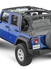 MasterTop Black Diamond Zip Down WindStopper Jeep Wrangler JK 4 Door 2007-2018                                     - 14400435 - Image 3