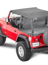 MasterTop Black Diamond Zip Down WindStopper Jeep  CJ | Wrangler /TJ/YJ 1980-2006                                     - 14407035 - Image 5
