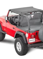 MasterTop Black Diamond Zip Down WindStopper Jeep  CJ | Wrangler /TJ/YJ 1980-2006                                     - 14407035 - Image 3