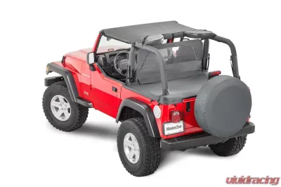 MasterTop Black Diamond Zip Down WindStopper Jeep  CJ | Wrangler /TJ/YJ 1980-2006 - 14407035