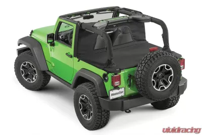 MasterTop WindStopper Plus/Tonneau Cover Combo Jeep Wrangler JK 2 Door 2007-2018 - 14450324
