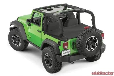MasterTop WindStopper Plus/Tonneau Cover Combo Jeep Wrangler JK 2 Door 2007-2018 - 14450324