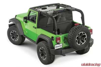 MasterTop WindStopper Plus/Tonneau Cover Combo Jeep Wrangler JK 2 Door 2007-2018 - 14450324