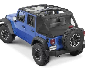 MasterTop Jeep JK WindStopper Plus/Tonneau Cover Combo For 2007-2018 Wrangler JK 4 Door