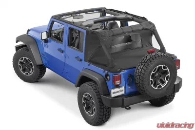 MasterTop Jeep JK WindStopper Plus/Tonneau Cover Combo For 2007-2018 Wrangler JK 4 Door - 14450424