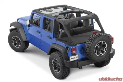 MasterTop Jeep JK WindStopper Plus/Tonneau Cover Combo For 2007-2018 Wrangler JK 4 Door - 14450424