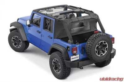 MasterTop Jeep JK WindStopper Plus/Tonneau Cover Combo For 2007-2018 Wrangler JK 4 Door - 14450424