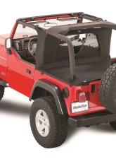 MasterTop Jeep TJ WindStopper/Tonneau Cover Combo For 2003-2006 Wrangler TJ Mastertwill                                     - 14455224 - Image 5