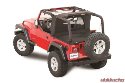 MasterTop Jeep TJ WindStopper/Tonneau Cover Combo For 2003-2006 Wrangler TJ Mastertwill - 14455224