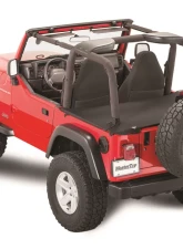 MasterTop Jeep TJ WindStopper/Tonneau Cover Combo For 2003-2006 Wrangler TJ Mastertwill                                     - 14455224 - Image 3