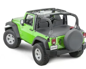 MasterTop Black Diamond Tonneau Cover Combo Jeep Wrangler JK 2 Door 2007-2018