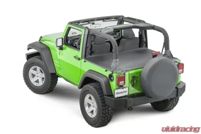 MasterTop Black Diamond Tonneau Cover Combo Jeep Wrangler JK 2 Door 2007-2018 - 14500335