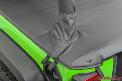 MasterTop Black Diamond Tonneau Cover Combo Jeep Wrangler JK 2 Door 2007-2018 - 14500335