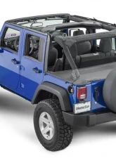 MasterTop Black Diamond Tonneau Cover Combo Jeep Wrangler JK 4 Door 2007-2018                                     - 14500435 - Image 4