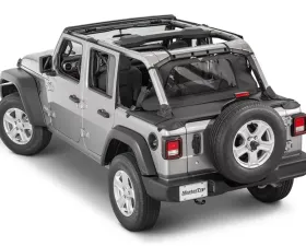 MasterTop Jeep Tonneau Cover For 2018-2020 Jeep JLU Wrangler 4 Door Hard Top Models MasterTwill
