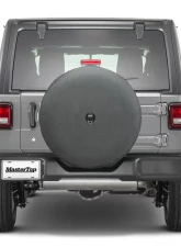 MasterTop 29 Inch Black Diamond Jeep Spare Tire Cover                                     - 14602935 - Image 3