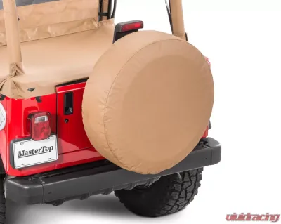 MasterTop 32 Inch Spice Denim Jeep Spare Tire Cover - 14603237