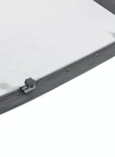 MasterTop No Drill Black Windshield Header Jeep Wrangler JK 2007-2018                                     - 14700001 - Image 2