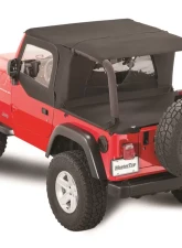 MasterTop Jeep TJ Ultimate Soft Top Combo Bimini Top Plus For 2004-2006 Wrangler TJ Unlimited WindStopper Plus and Tonneau                                     - 14810024 - Image 6