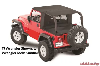 MasterTop Jeep TJ Ultimate Soft Top Combo Bimini Top Plus For 2004-2006 Wrangler TJ Unlimited WindStopper Plus and Tonneau - 14810024