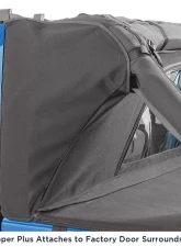 MasterTop Jeep JK Combo For Soft Top Equipped Cable Style Bimini Top Plus 2007-2009 Wrangler JK 4 Door w/s Header Includes Conversion Kit WindStopper Plus and Tonneau MasterTwill                                     - 14810424 - Image 5