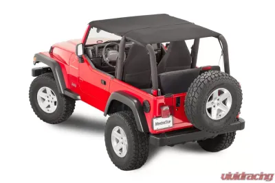 MasterTop Jeep TJ Ultimate Soft Top Combo Bimini Top Plus for 1997-2002 Wrangler TJ - 14814224